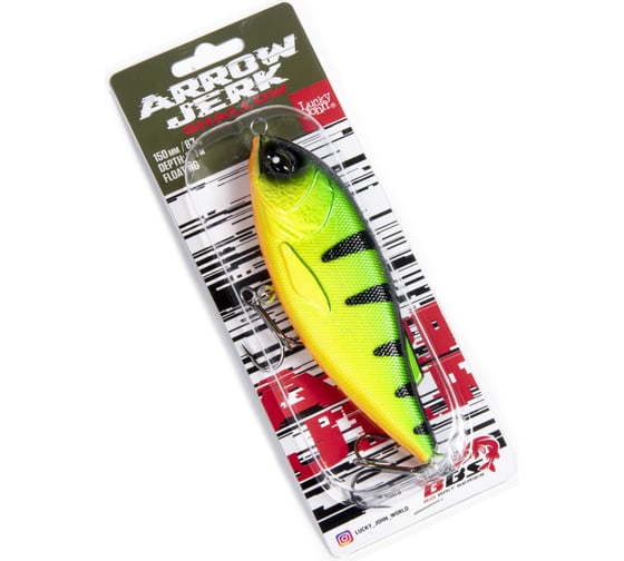 Плавающий воблер Lucky John LJ BBS Original ARROW JERK F 015.00/027 LJO0515F-027