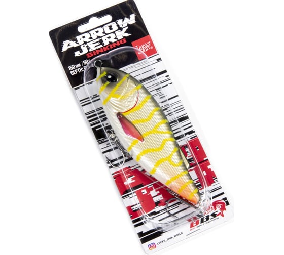 Тонущий воблер Lucky John LJ BBS Original ARROW JERK S 015.00/031 LJO0515S-031