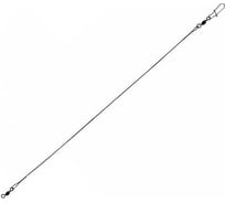 Стальные поводки с застежкой Lucky John 7x7 SSW d 0.45мм/06кг/15см, 20шт LJ7087-015