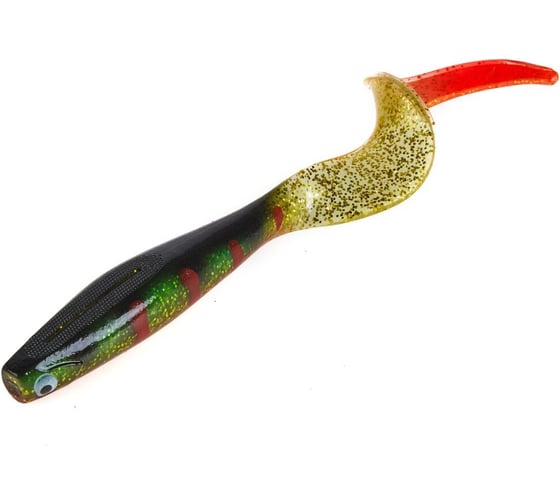 Твистеры Lucky John LJ 3D BBS Series KUBIRA FIRE TAIL 9.0in, 22.86, PG27, 1шт 140437-PG27