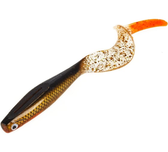 Твистеры Lucky John LJ 3D BBS Series KUBIRA FIRE TAIL 7.0in, 17.50, PG42, 1шт 140436-PG42