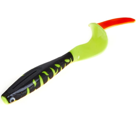 Твистеры Lucky John LJ 3D BBS Series KUBIRA FIRE TAIL 7.0in, 17.50, PG37, 1шт 140436-PG37