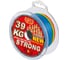 Плетеная леска WFT KG STRONG Multicolor 600/025 1D-C-822-025 1