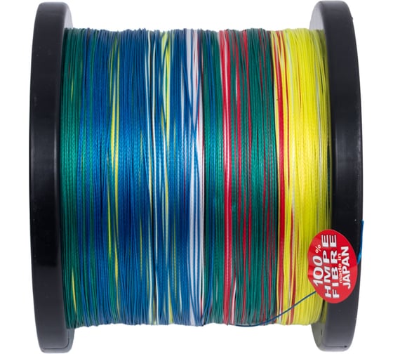 Плетеная леска WFT KG STRONG Multicolor 1000/032 1D-C-823-032