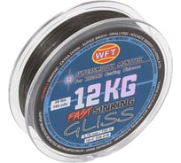 Плетеная леска WFT KG GLISS SINKING Black 150/018 1D-C-226-018