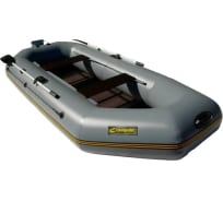 Гребная лодка с транцем Compakt 300Р цвет серый 0062161