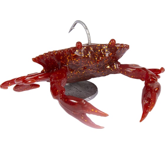 Крабы Lucky John LJ 3D Series CRAB 3.0in С04, джиг-головка 1/2OZ 14.0 г 140418-C04
