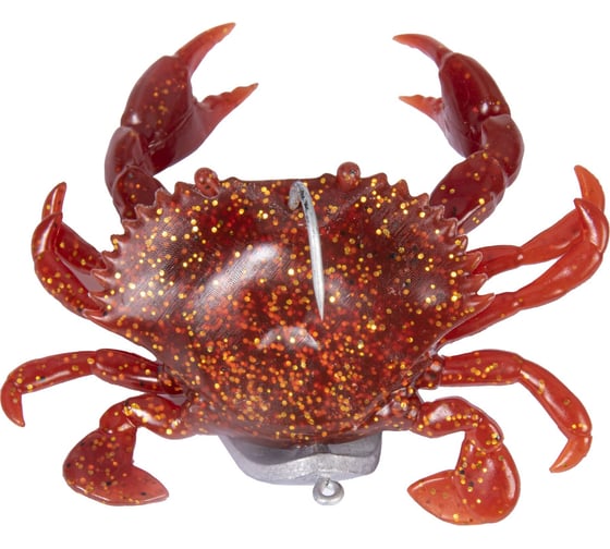 Крабы Lucky John LJ 3D Series CRAB 3.0in С04, джиг-головка 1/2OZ 14.0 г 140418-C04
