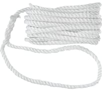 Трёхпрядный швартовый трос Skipper с огоном, 6 мм х 10.67 м, нейлон SK-TDN3ST61067W