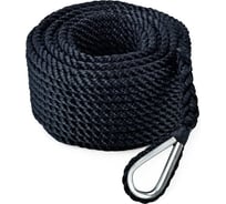 Якорный трехпрядный трос Skipper конец, 8 мм х 50 м, нейлон SK-TAN3ST850B