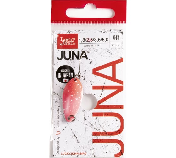 Колеблющаяся блесна Lucky John JUNA длина 30мм/02.5г, 043 LJJU25-043