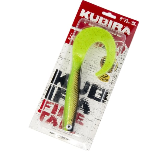 Твистеры Lucky John LJ 3D BBS Series KUBIRA FIRE TAIL 9.0in, 22.86/PG45, 1шт 140437-PG45