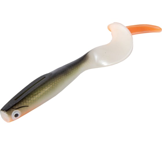 Твистеры Lucky John LJ 3D BBS Series KUBIRA FIRE TAIL 9.0in, 22.86/PG43, 1шт 140437-PG43 1
