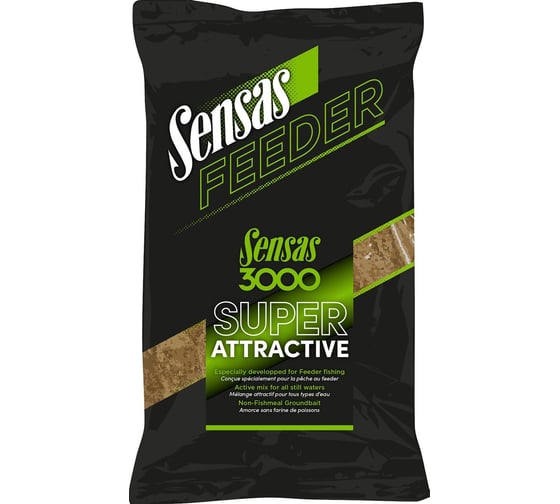 Прикормка Sensas 3000 Feeder SUPER ATTRACTIVE 1кг 43711