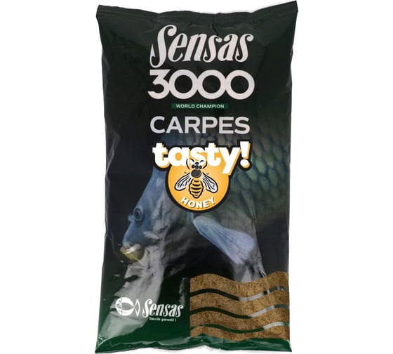 Прикормка Sensas 3000 CARP TASTY Honey 1кг 40751