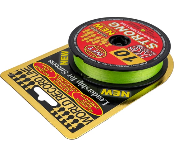 Плетеная леска WFT KG STRONG Chartreuse 150/008 1D-C-815-008