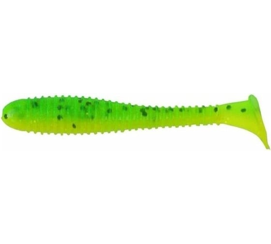 Виброхвост Helios hs-1-010 catcher 2.75"/7 см, green lime, 7шт 00000117759 1