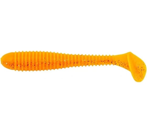 Виброхвост Helios hs-1-022 catcher 2.75"/7 см, orange sparkles, 7шт 00000131228