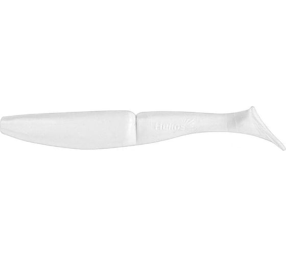 Виброхвост Helios hs-29-001 guru 3.0"/7.62 см, white, 9шт 00000167702