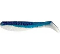 Виброхвост Helios hs-4-026 chubby 3.55"/9 см, blue sparkles/white, 5шт 00000131747