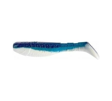 Виброхвост Helios hs-4-026 chubby 3.55"/9 см, blue sparkles/white, 5шт 00000131747