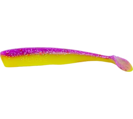 Виброхвост Helios hs-3-027 chebak 3.15"/8 см, fio acid lemon, 7шт 00000134920
