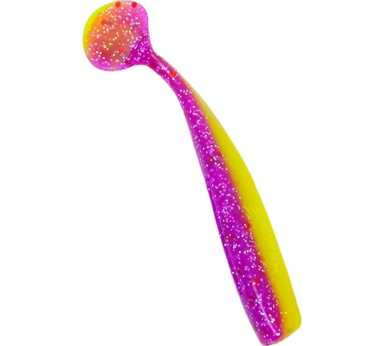 Виброхвост Helios hs-3-027 chebak 3.15"/8 см, fio acid lemon, 7шт 00000134920
