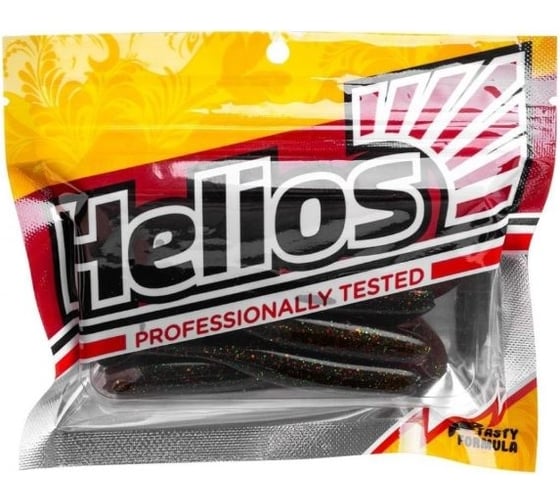 Виброхвост Helios hs-6-042 vigor 3.75"/9.5 см, star oil, 7шт 00000298522