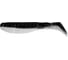 Виброхвост Helios hs-4-023 chubby 3.55"/9 см, black/white, 5шт 00000131521 1