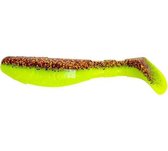 Виброхвост Helios hs-4-048 chubby 3.55"/9 см, golden lime, 5шт 00000298600