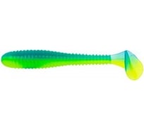 Виброхвост Helios hs-1-040 catcher 2.75"/7 см, blue lime, 7шт 00000211456