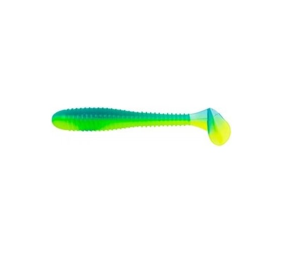 Виброхвост Helios hs-1-040 catcher 2.75"/7 см, blue lime, 7шт 00000211456