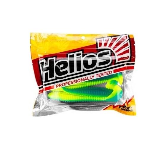 Виброхвост Helios hs-1-040 catcher 2.75"/7 см, blue lime, 7шт 00000211456