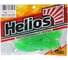 Виброхвост Helios hs-3-007 chebak 3.15"/8 см, electric green, 7шт 00000117781 2