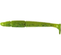 Виброхвост Helios hs-17-010 minoga 3.75"/9.5 см, green lime, 5шт 00000132658