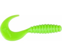 Твистер Helios hs-10-007 credo 2.35"/6.0 см, electric green, 7шт 00000124667