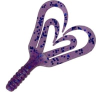 Твистер Helios hs-20-036 credo four tail 3.35"/8.5 см, silver sparkles/fio, 10шт 00000174289