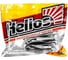 Виброхвост Helios hs-5-023 liny catcher 2.35"/6 см, black/white, 12шт 00000131522 2
