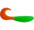 Твистер Helios hs-13-020 hybrid 2.75"/7.0 см, lime/orange, 7шт 00000130232 1