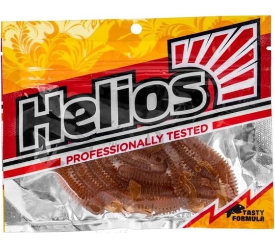 Твистер Helios hs-9-004 credo long body 2.95"/7.5 см, rusty, 12шт 00000117808