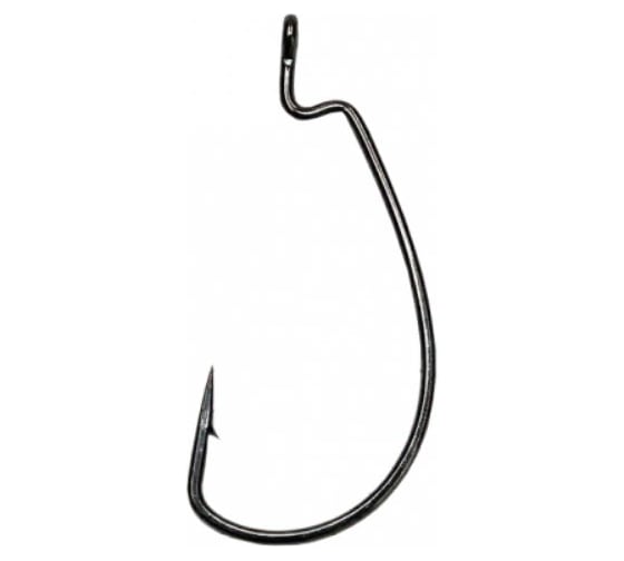 Крючок KOI magna super lock worm, размер 7/0 int, цвет bn, офсетный, 5 шт. KH6231-7/0BN 1