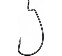 Крючок KOI magna super lock worm, размер 6/0 int, цвет bn, офсетный, 5 шт. KH6231-6/0BN
