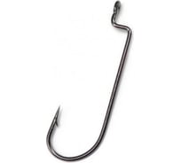 Крючок KOI o'shaughnessy worm, размер 2/0 int, цвет bn, офсетный, 10 шт. KH6191-2/0BN