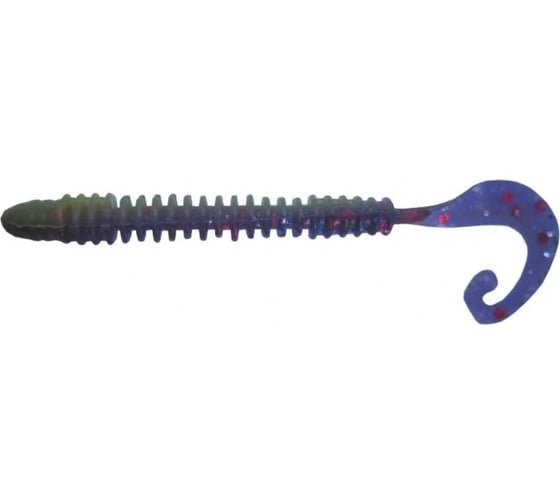 Твистер Helios hs-9-014 credo long body 2.95"/7.5 см, fio, lime, 12шт 00000128389 1