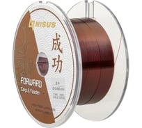Леска Nisus n-fcf-0496-300 forward carpfeeder brown 0.496мм/300м, nylon 00000294559