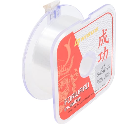 Леска Nisus forward invisible n-fi-0286-150 transparent, 0.286мм/150м, нейлон 00000294521