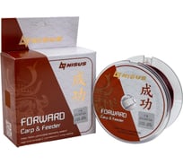 Леска Nisus n-fcf-0437-300 forward carpfeeder brown 0.437мм/300м, nylon 00000294558