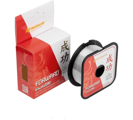 Леска Nisus forward invisible n-fi-0405-100 0.405мм/100м, нейлон 00000309066