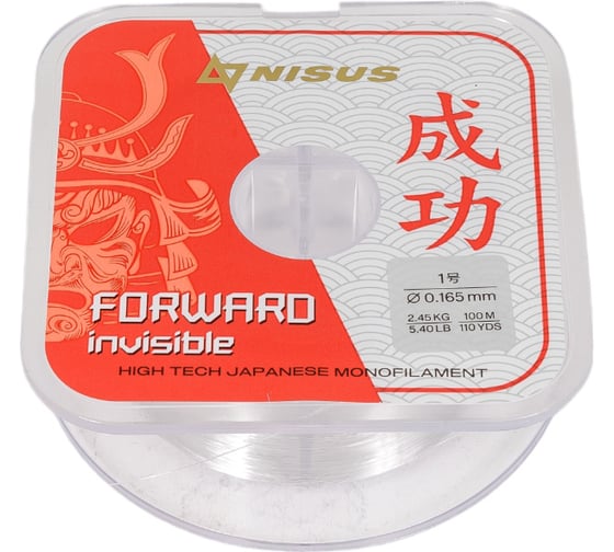Леска Nisus forward invisible n-fi-0165-100 0.165мм/100м, нейлон 00000308985