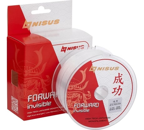 Леска Nisus forward invisible n-fi-070-300 transparent, 0.70мм/300м, нейлон 00000294549